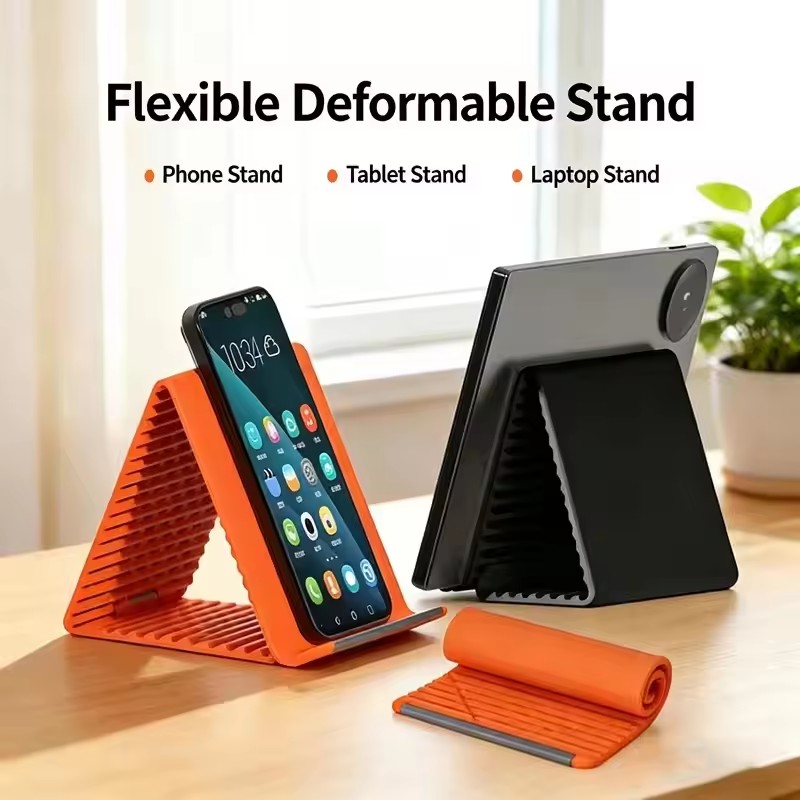 Tablet Stand Accessories - Suporte Portátil para Celular de Silicone,