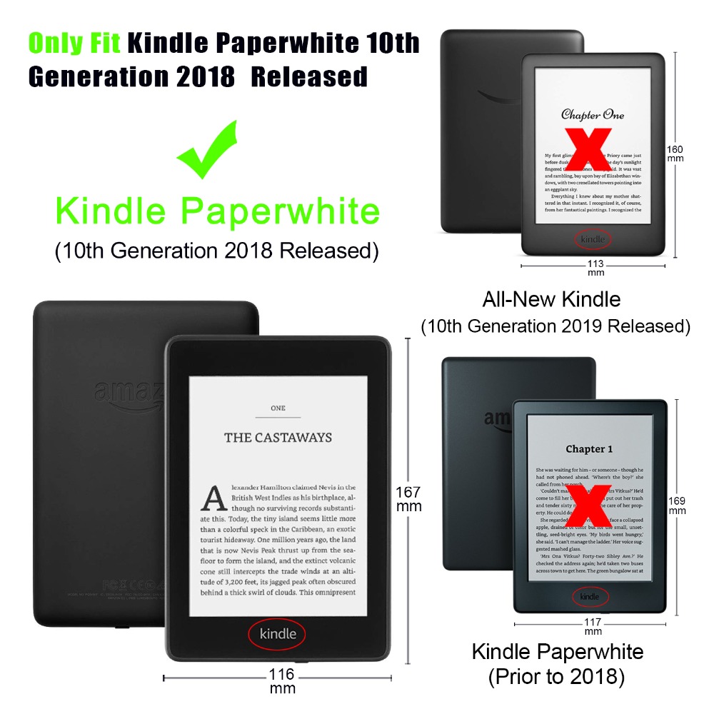 Capa de couro fina para um maz - Kindle Tablet Accessories avaliação e preço