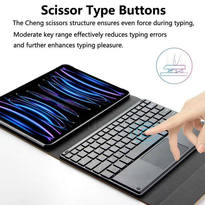 Capa com Teclado Touch para Le - Bluetooth Trackpad avaliação e preço