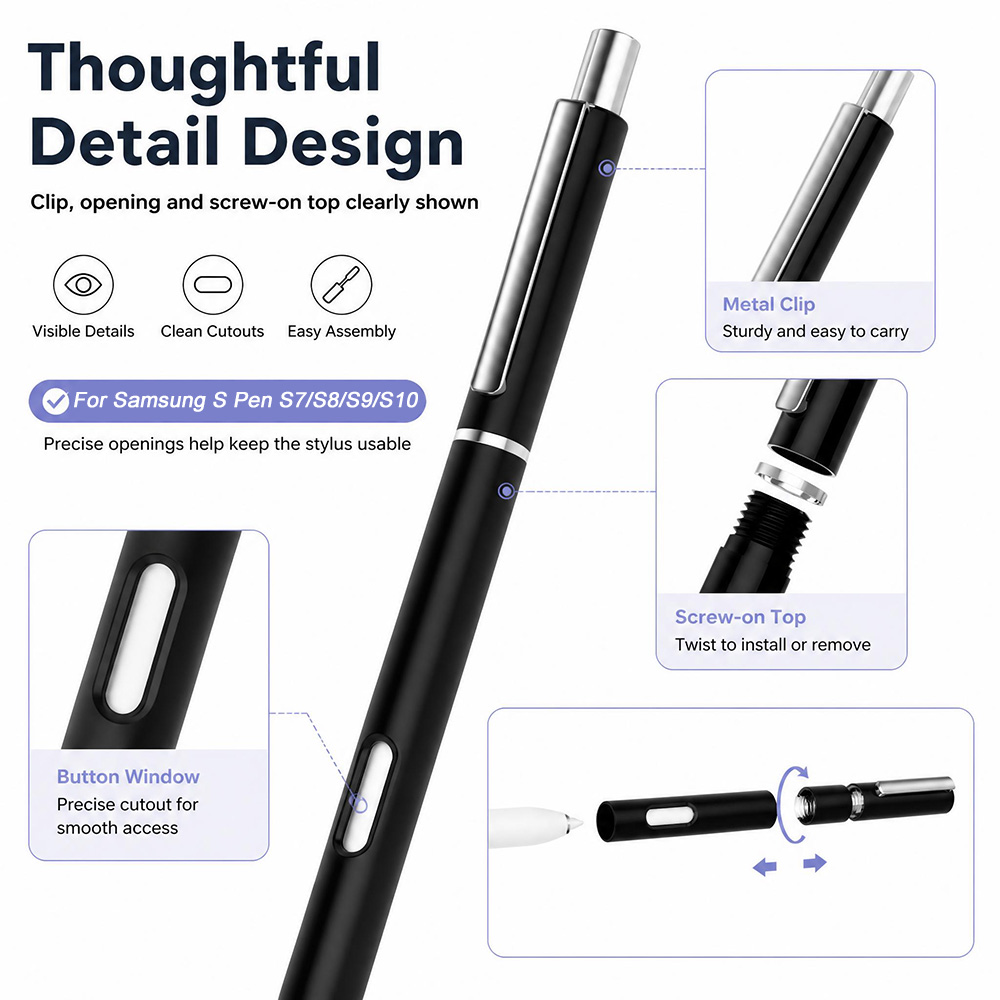 Novo Estojo para Caneta S Pen  - Tablet Accessories Samsung avaliação e preço