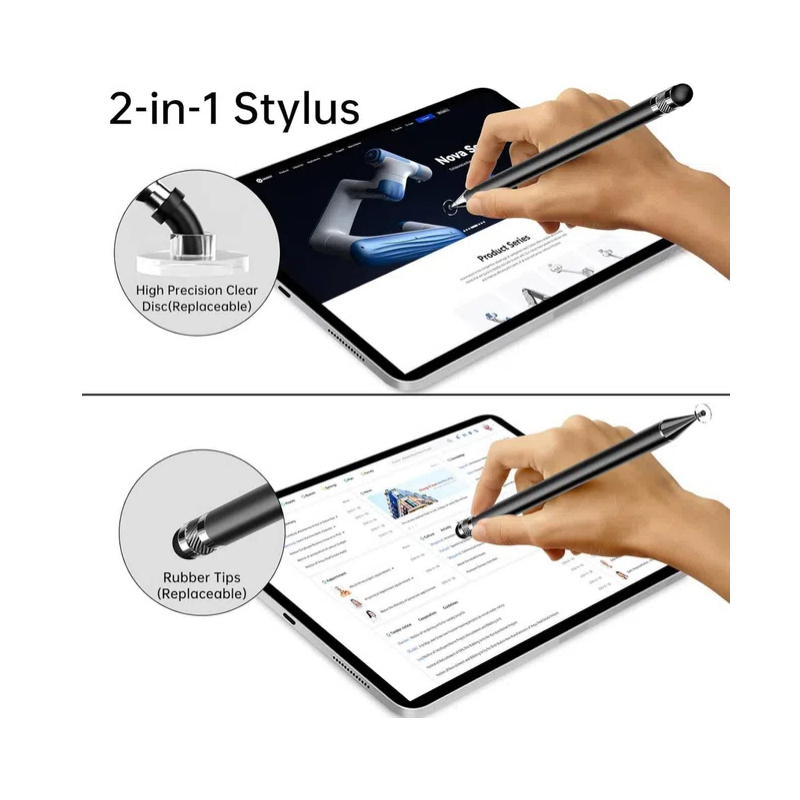 Caneta stylus 2 em 1, ponta de - Tablet Accessories For Kids avaliação e preço