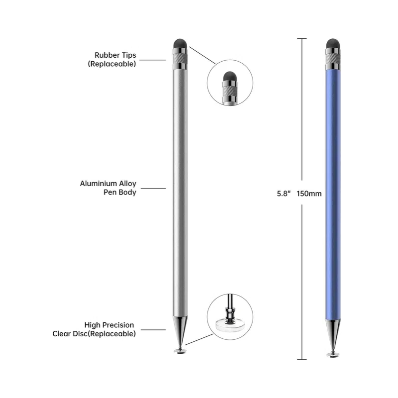 Caneta stylus 2 em 1, ponta de - Tablet Accessories For Kids avaliação e preço