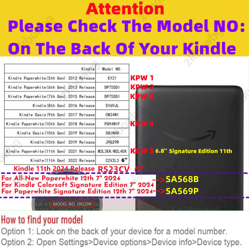 Funda para 2024 rs23cv kindle  - Kindle Tablet Accessories avaliação e preço