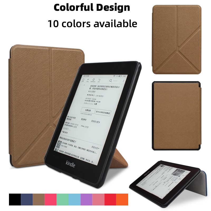 Capa kindle de couro com supor - Kindle Tablet Accessories avaliação e preço